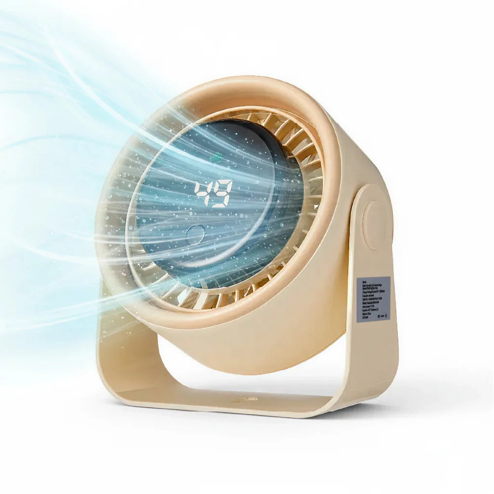 Mini-ventilateur de bureau rechargeable